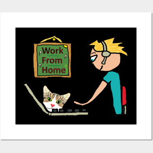 Work From Home Posters and Art